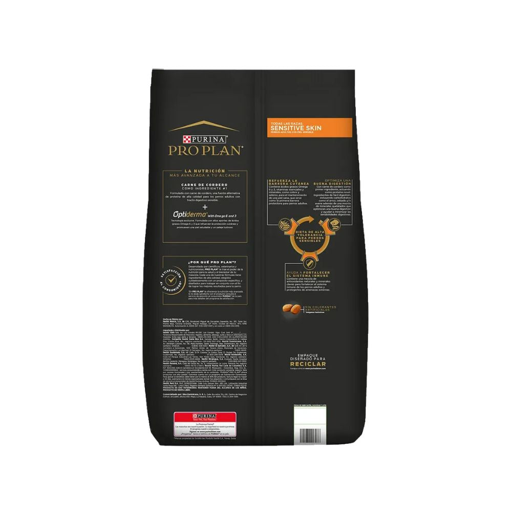PROPLAN ADULTO SKIN CORDERO 3KG