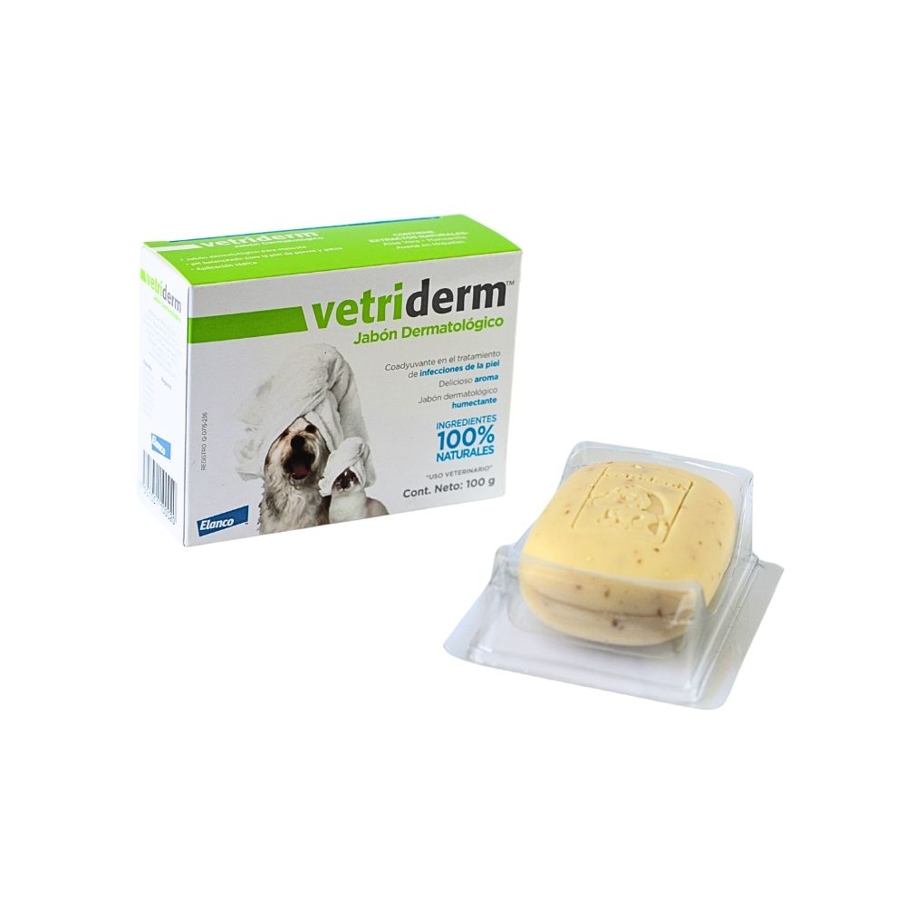 Elanco Vetriderm Jabon Dermatologico 100 G