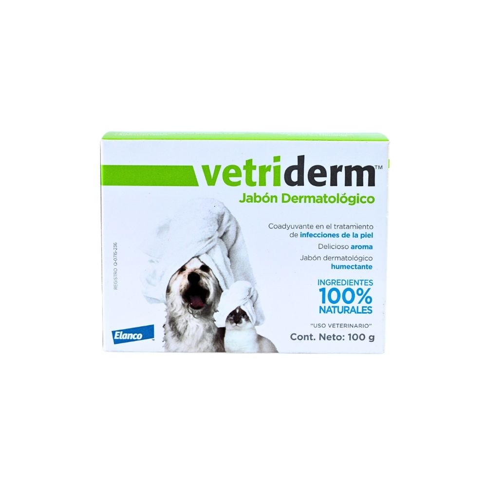 Elanco Vetriderm Jabon Dermatologico 100 G