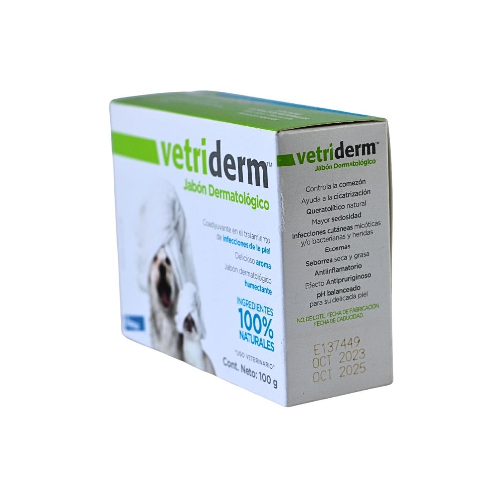 Elanco Vetriderm Jabon Dermatologico 100 G