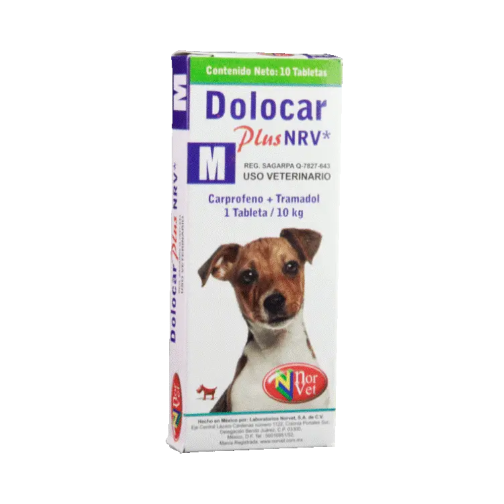 Norvet Dolocar Plus M 44 Mg / 20 Mg 10 Tabletas
