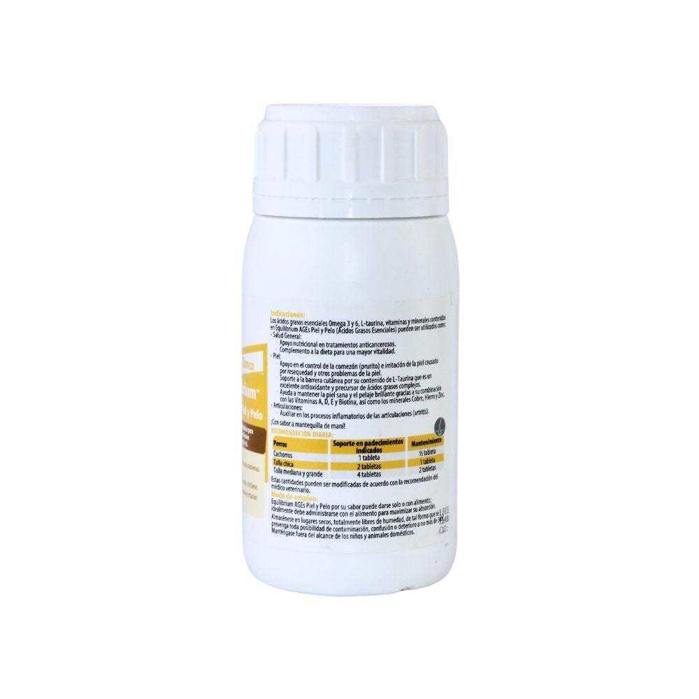 ELANCO EQUILIBRIUM AGES PIEL Y PELO 60 TABLETAS
