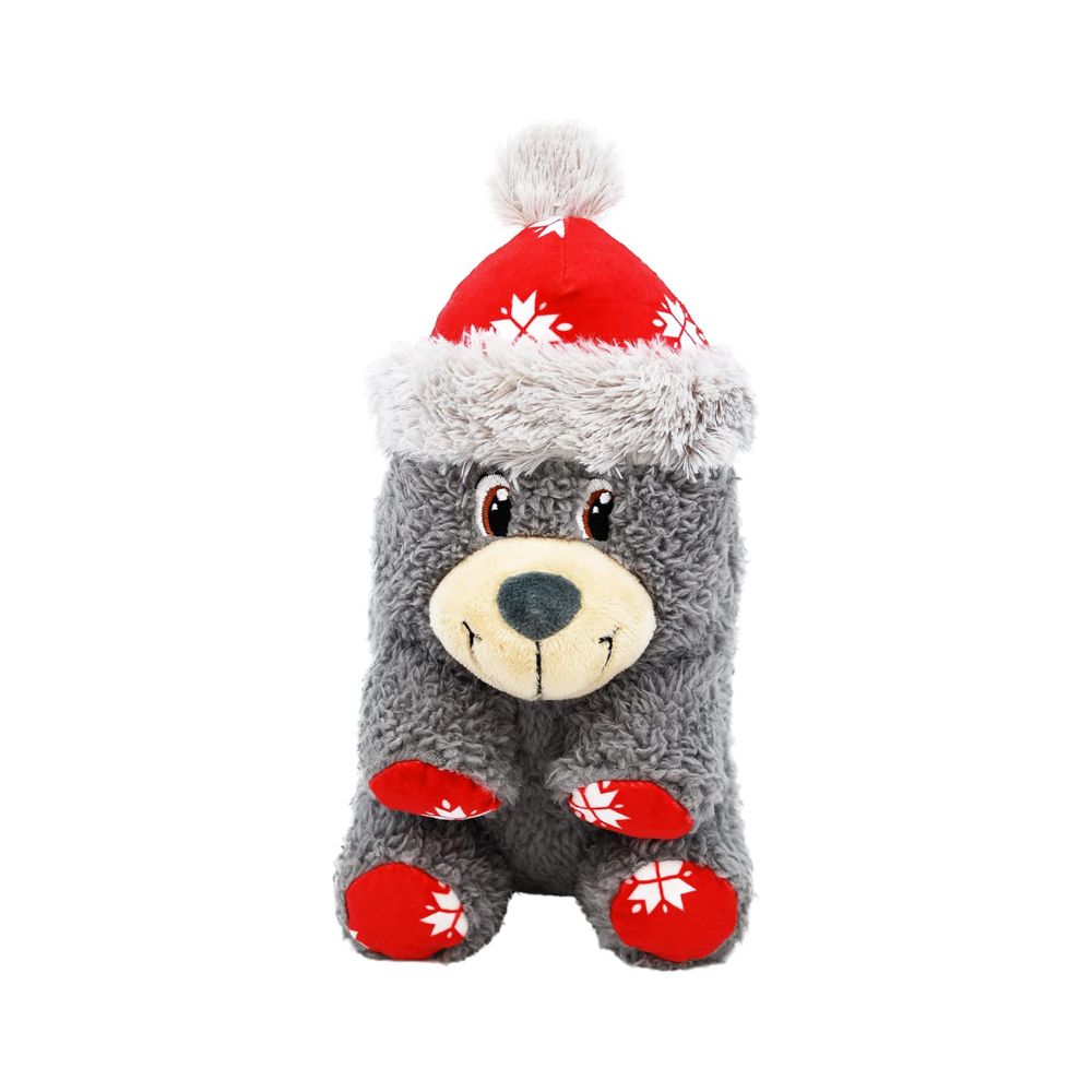 Kong Peluche Holliday Oso Blanco/Gris