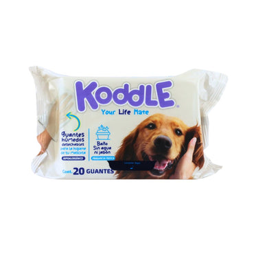 Koddle Guante Húmedo 20Pz Paquete Con 12 Bolsas