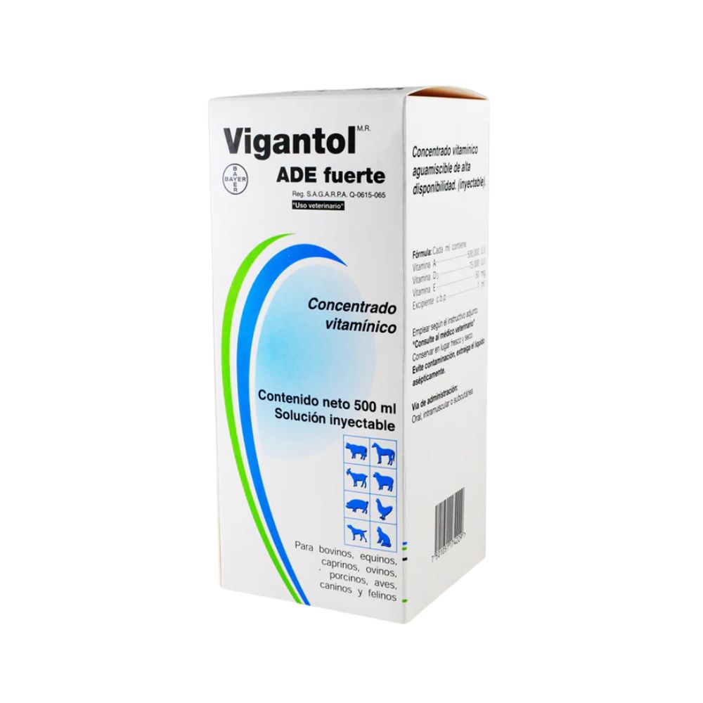 Elanco Vigantol Inyectable 25 Ml Vit A, D3, E