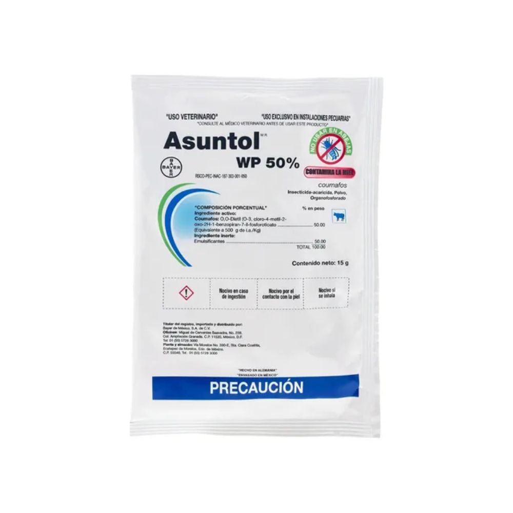 Elanco Asuntol Polvo 15 G Wp 50 Plus