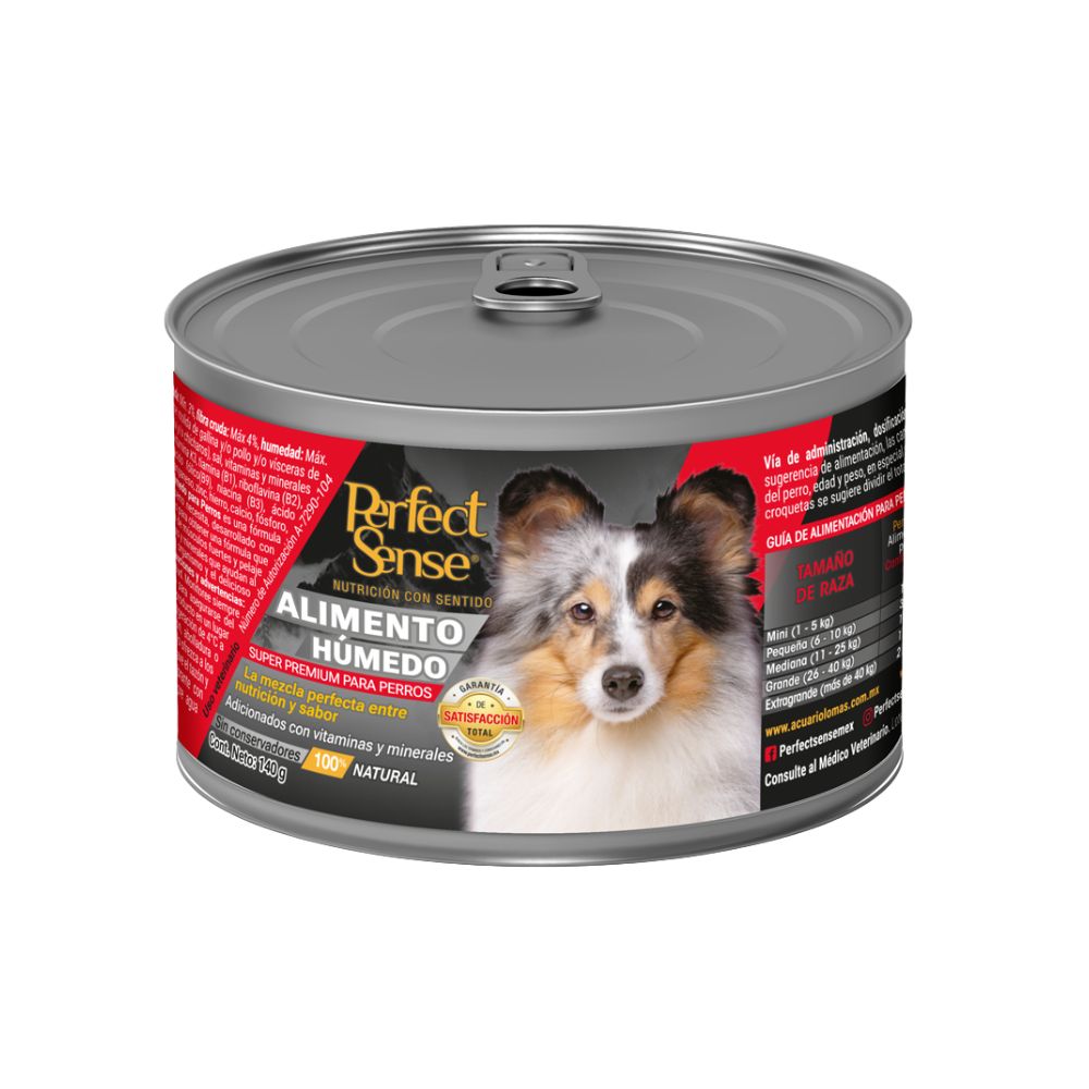 Perfect Sense Lata Alimento Humedo Perro 140G