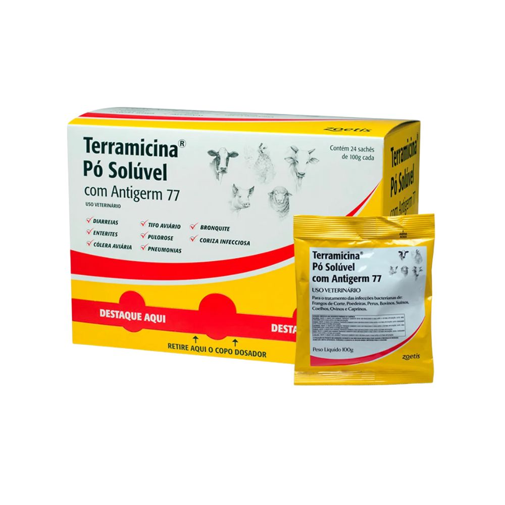 Zoetis Terramicina Polvo Soluble Fórmula Animal 200 G