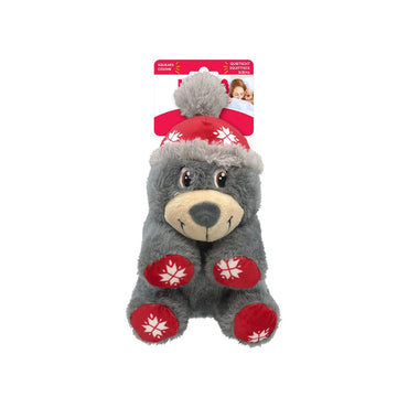 Kong Peluche Holliday Oso Blanco/Gris