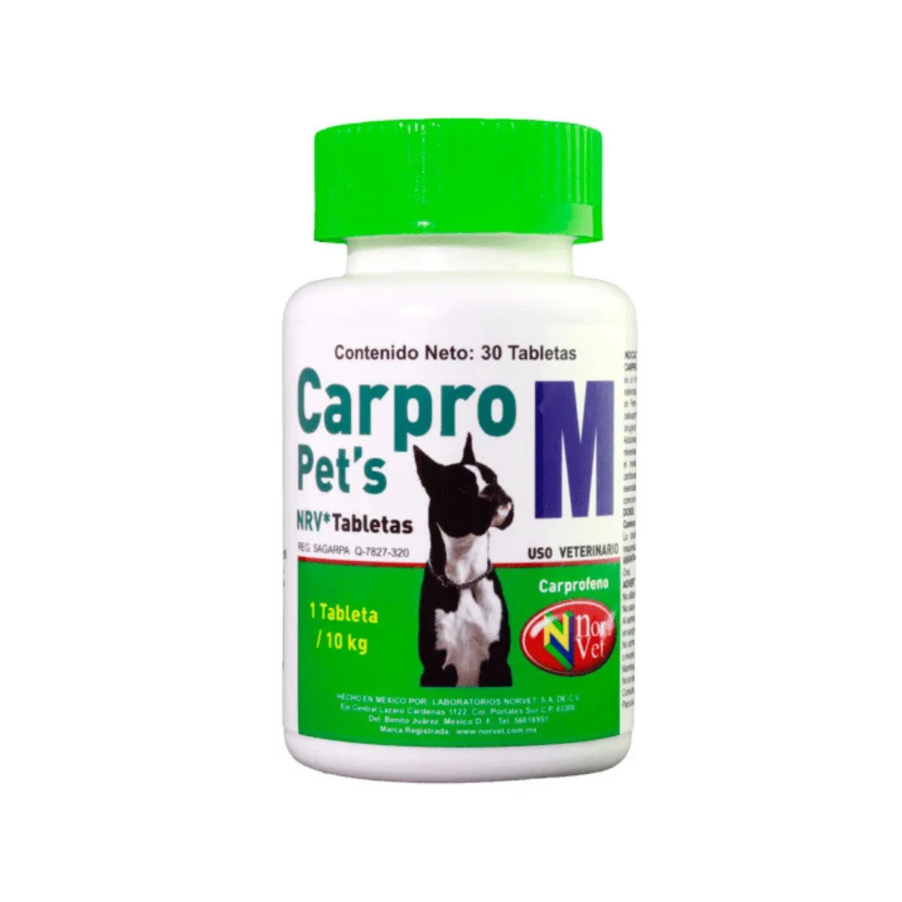 Norvet Carpro Pets M 44Mg/30Tab