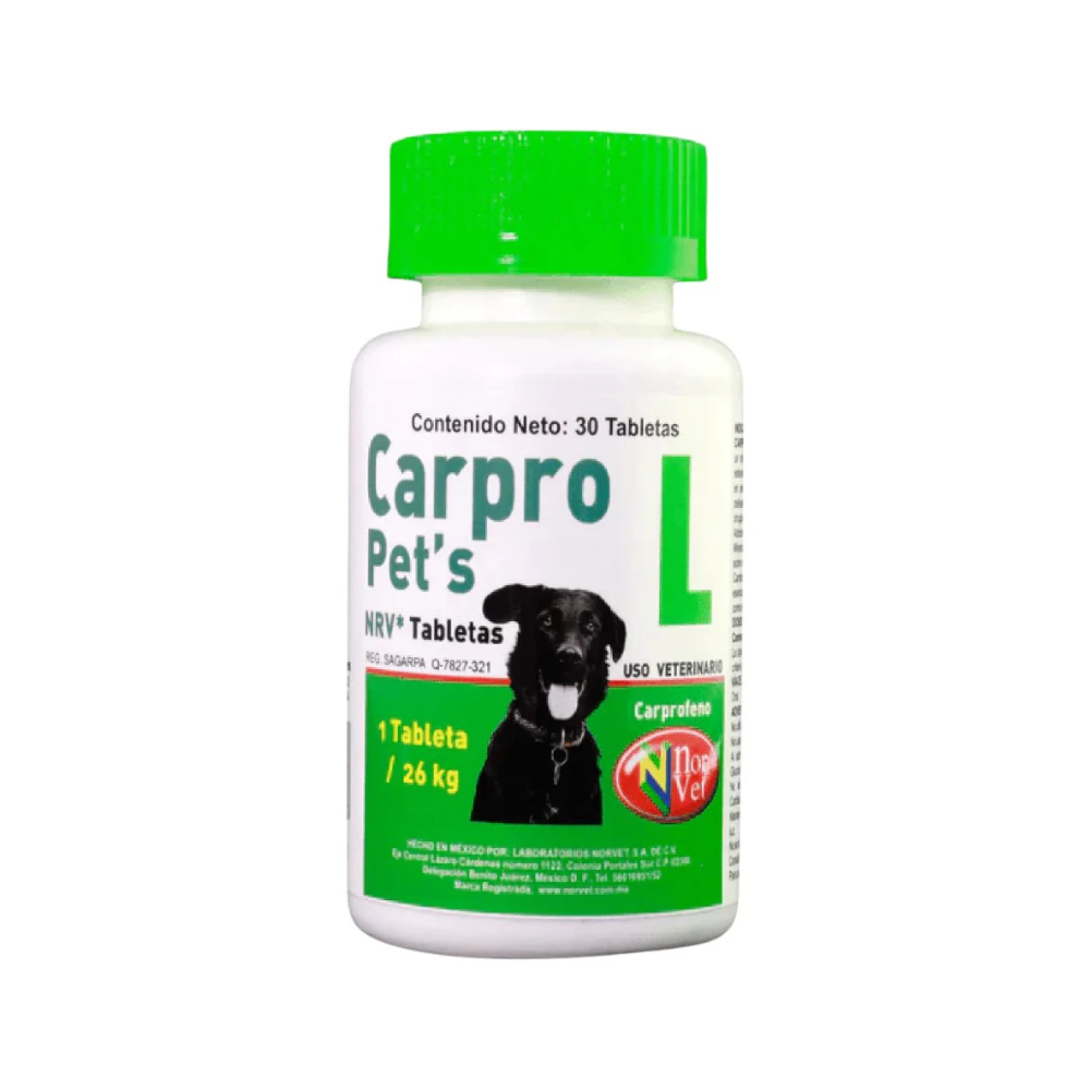 Norvet Carpro Pets L 115 Mg/30Tab