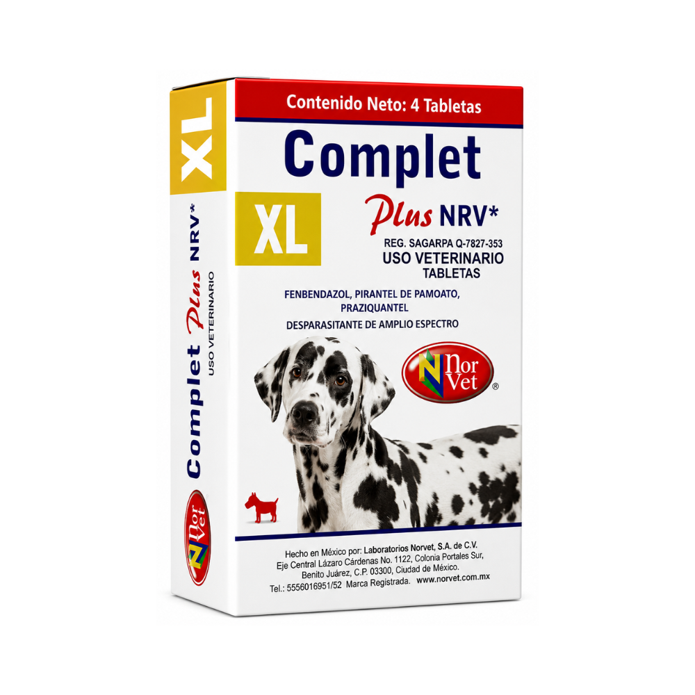 Norvet Complet Plus Xl 40Kg 4Tab