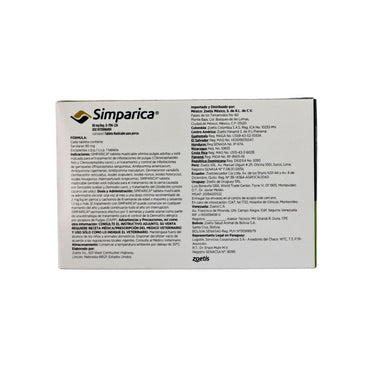 Zoetis Simparica 80 Mg Perros >20 - 40 Kg 3 Tab