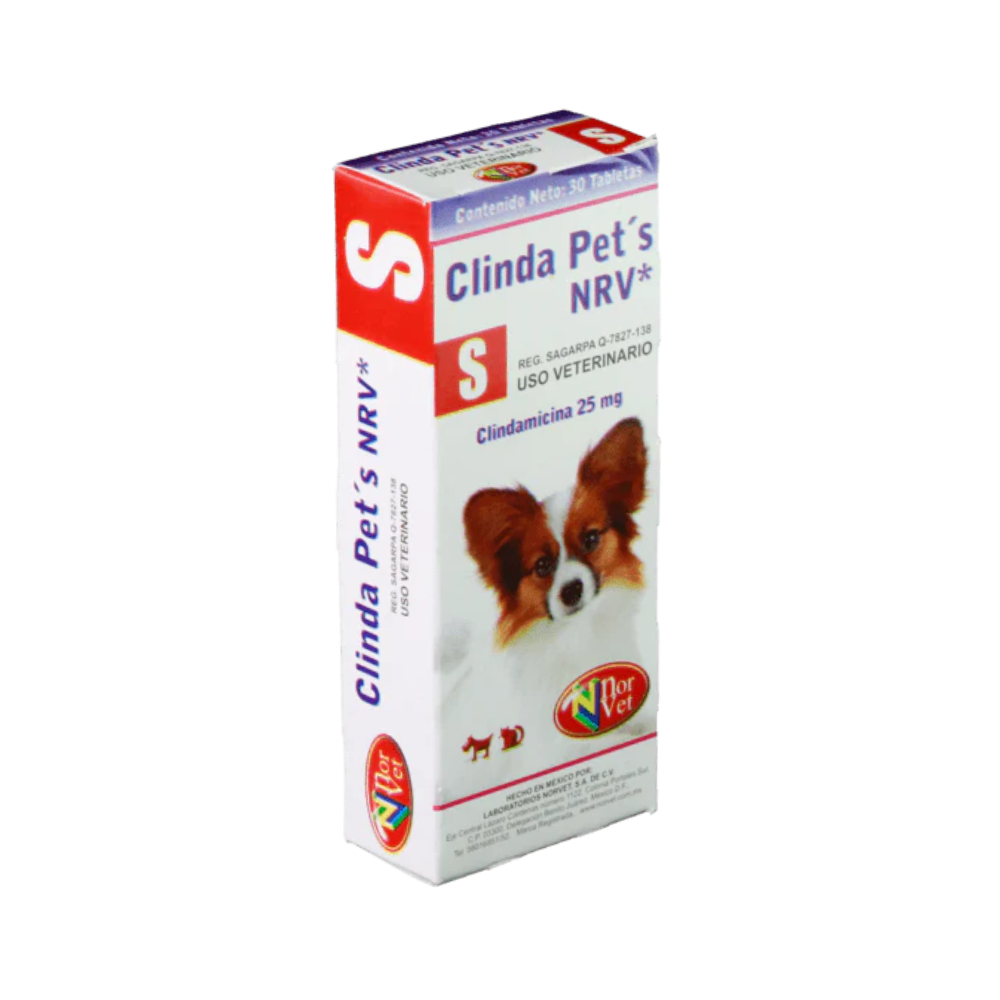 Norvet Clinda Pets S Nrv 25Mg 30Tab