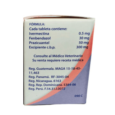 Dechra Kikiriki Desparasitante Para Aves 60 Tabletas