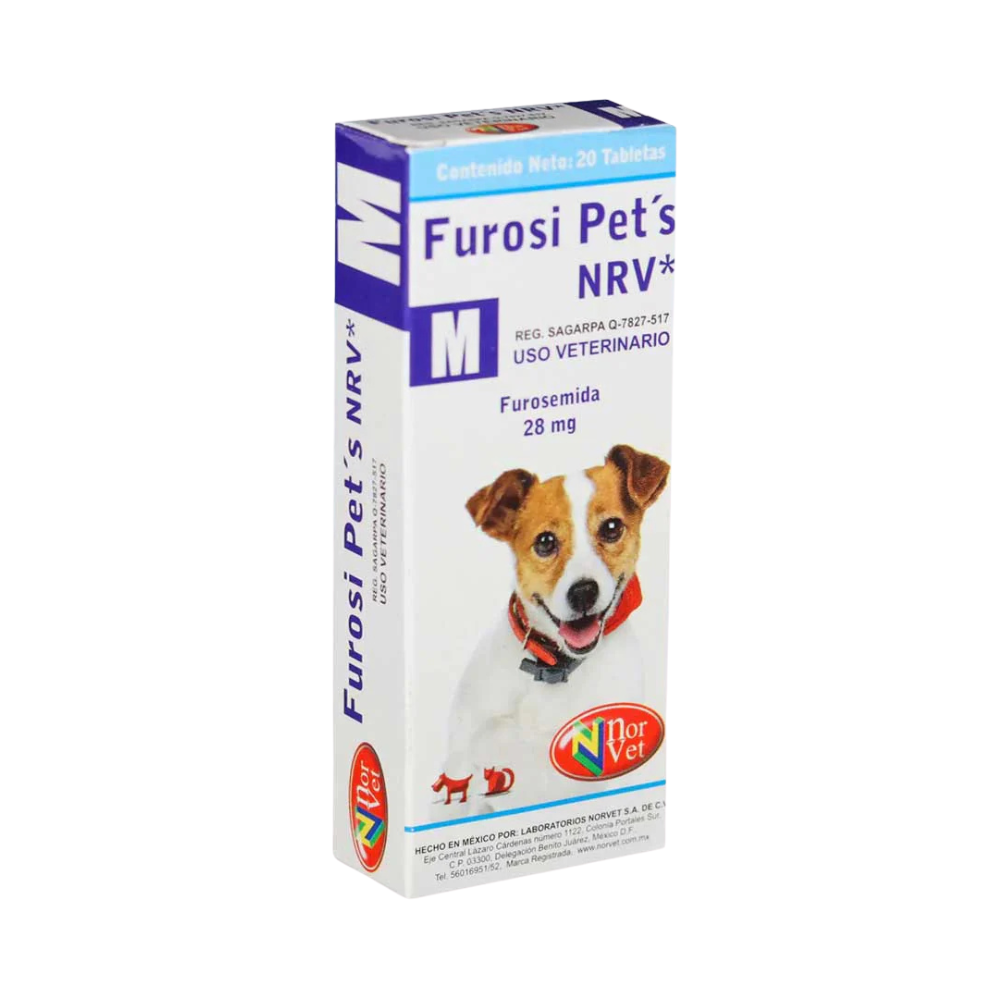 Norvet Furosi Pets M 28Mg 20Tab