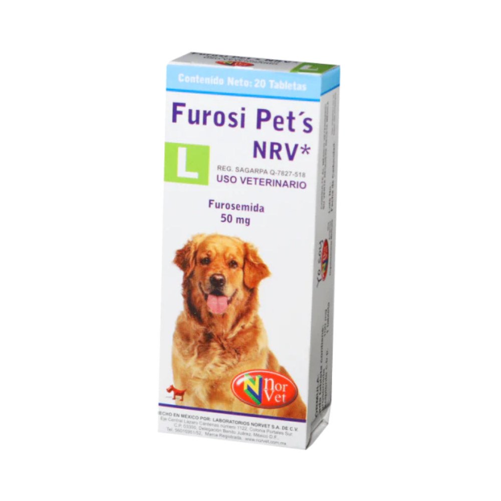 Norvet Furosi Pets L 50Mg 20Tab
