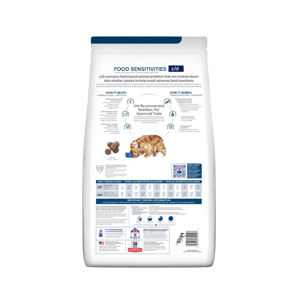 Hills Z/D Proteina Hidrolizada 3.6 Kg Perro Raza Med