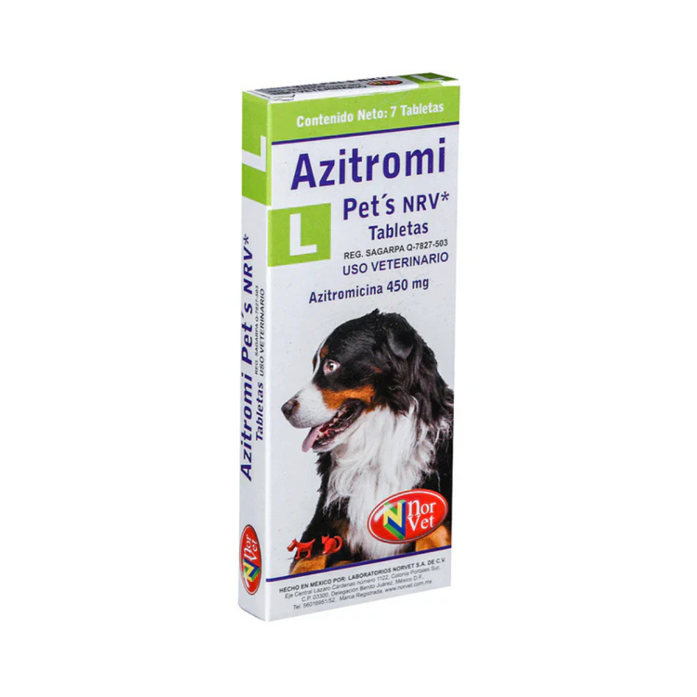 Norvet Azitromi Pets L 450Mg