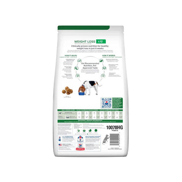 Hills R/D 3.9Kg Perro (Reducción De Peso)