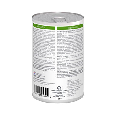 Hills Metabolic Lata Perro 370 G