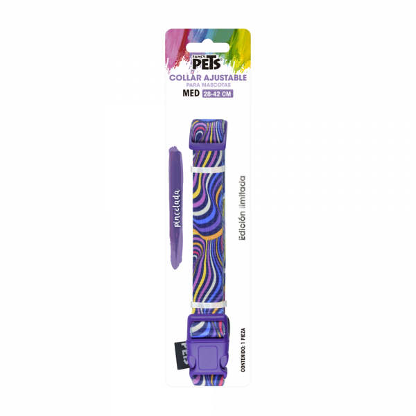 FANCY PETS COLLAR MED AQUA POP P/PERRO GALERIA