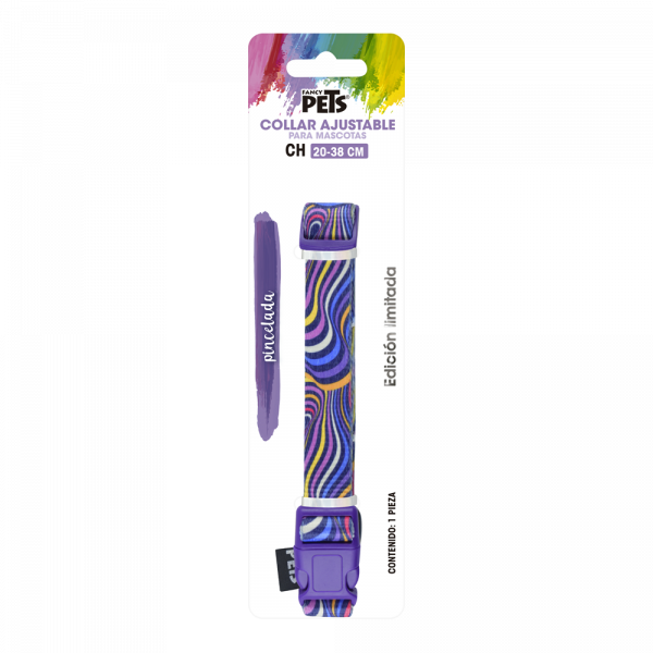 Fancy Pets Collar Ch Aqua Pop P/Perro Galeria