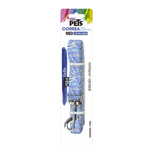 FANCY PETS CORREA MED SKY LOOK P/PERRO