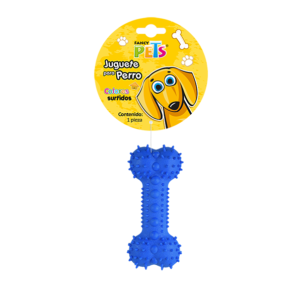 FANCY PETS JUGUETE DE CAUCHO HUESO DE POLLO MED SPIKY