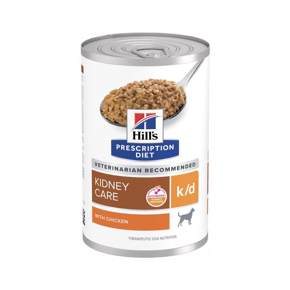 Hills K/D Lata Perro Sabor Pollo 370 G (Enfermedad Renal)