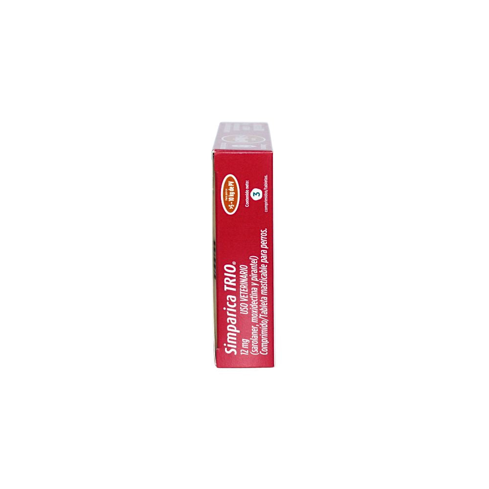 Zoetis Simparica Trio 12 Mg 5 - 10 Kg 3 Tab