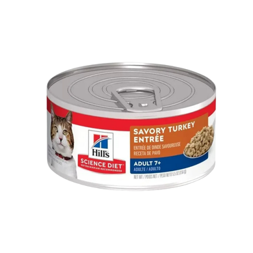 Hills Gato Adulto 7+ Pavo Lata 79 G 24 Pz