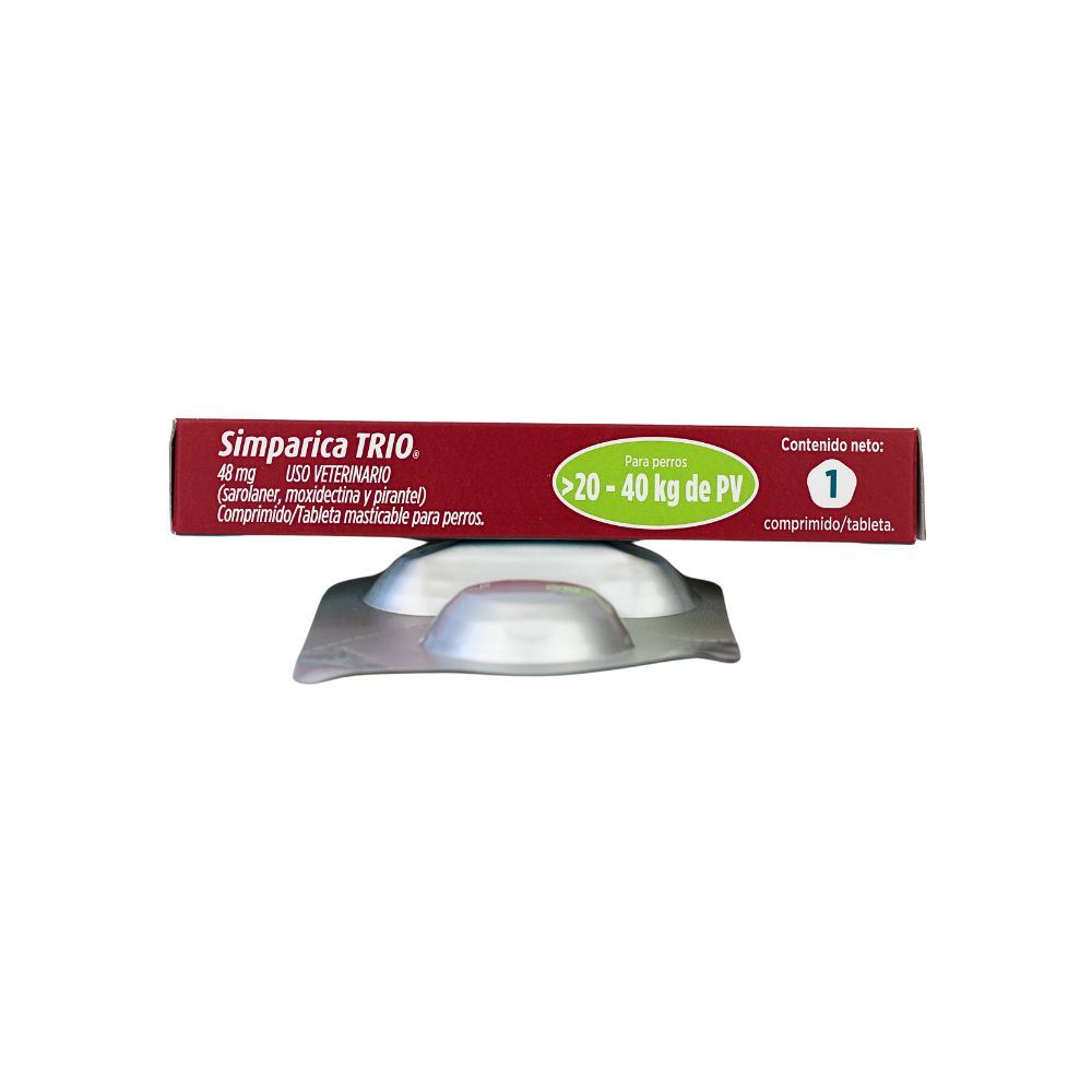 Zoetis Simparica Trio 48 Mg 1 Tab 20 - 40 Kg