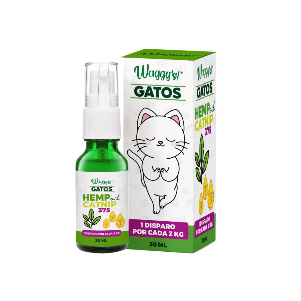 Waggys Catnip Gato Hemp 375 Mg