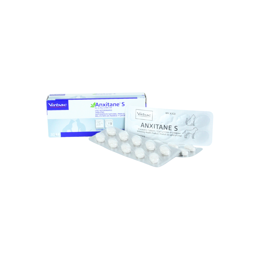 Virbac Anxitane S Perros > 10 Kg Caja 30 Tab