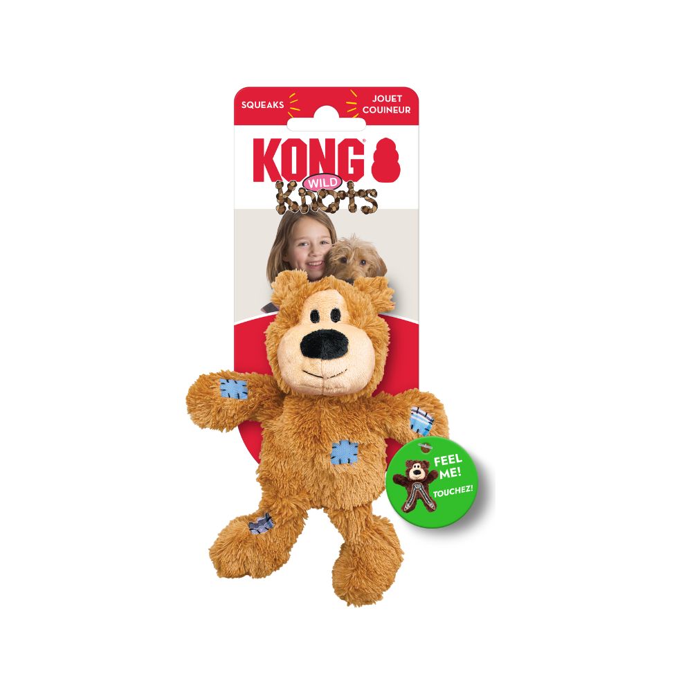 KONG WILD KNOTS BEAR ASSORTED SM / MD