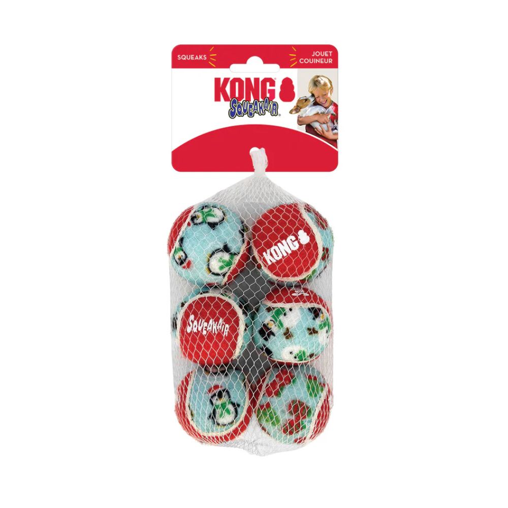 Kong Peluche Holliday 6 Pelotas Ch