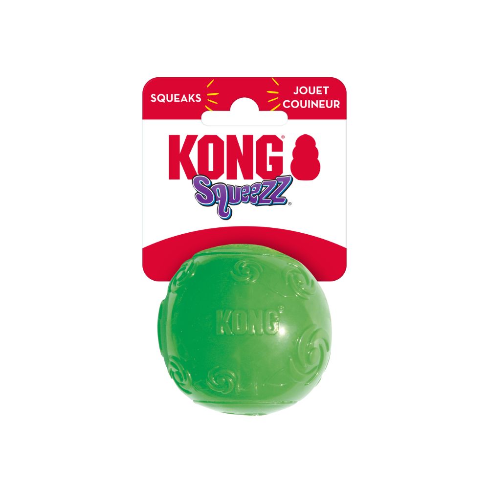 KONG PELOTA SQUEEZ CRACKLE MED