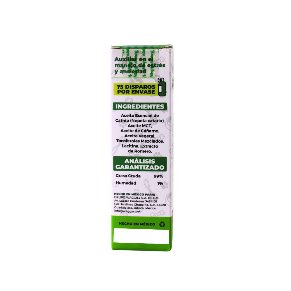 Waggys Catnip Gato Hemp 375 Mg