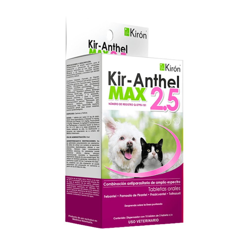 Kiron Kir-Anthel Max 2.5 2.5Kg 20 Tab