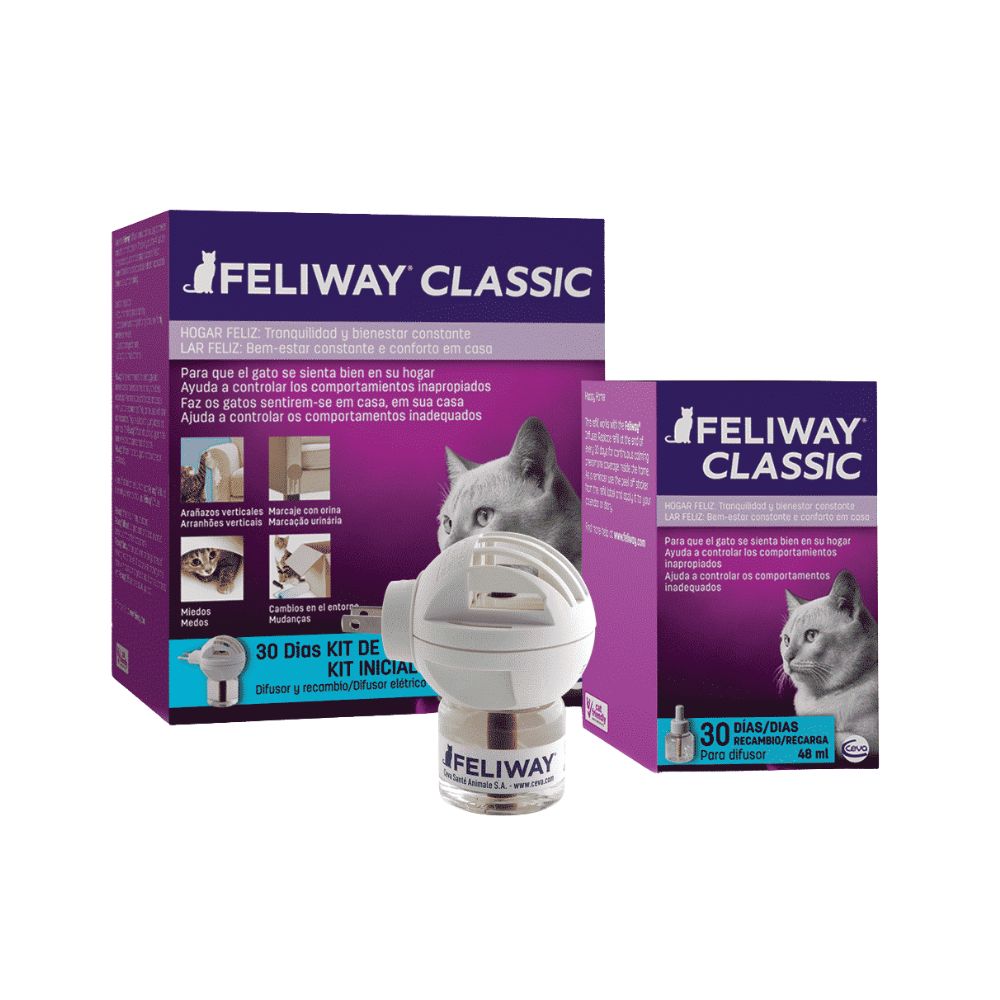 Ceva Feliway Classic Kit De Iniciacion Difusor + Recarga