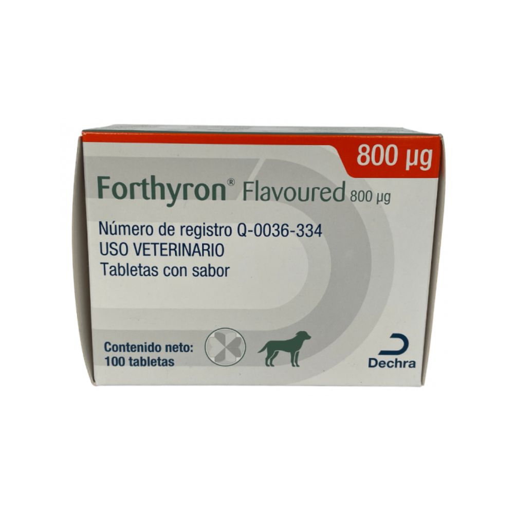 Dechra Forthyron 800 Microgramos 100 Tabs