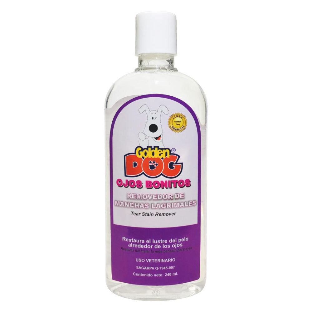 Golden Dog Ojos Bonitos Removedor De Manchas Lagrimales 240Ml