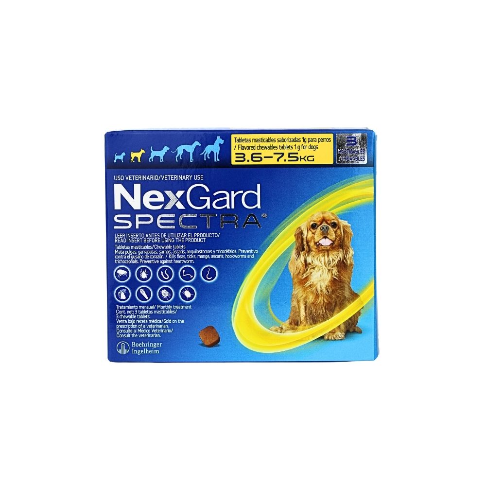 Nexgard Spectra M 7.6 - 15 Kg 3 Tab