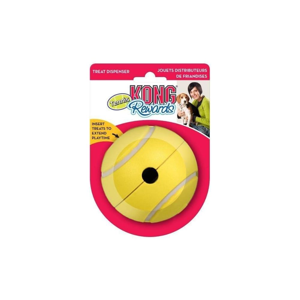 KONG TENNIS REWARDS TAMAÑO CHICO COLOR AMARILLO