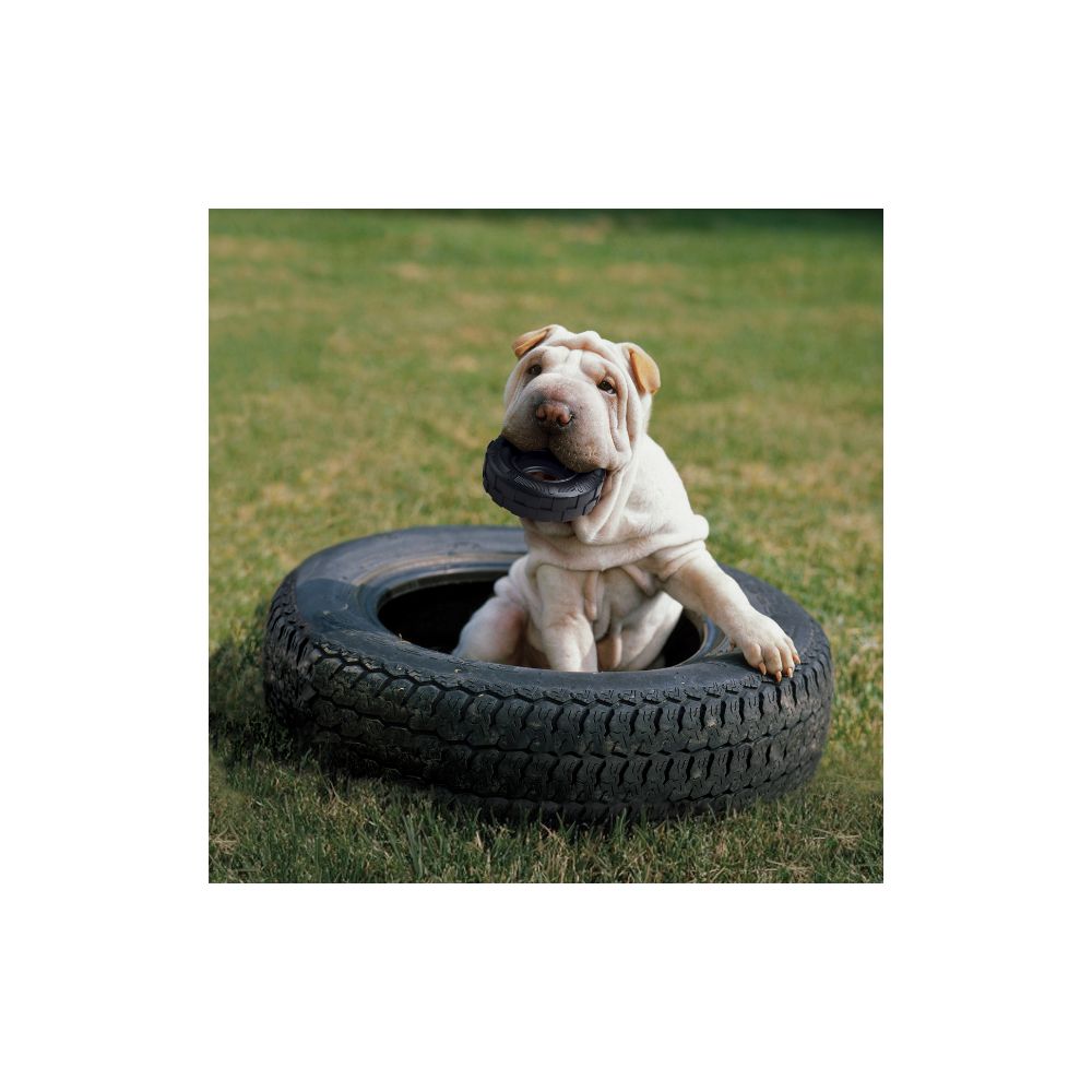 KONG PUPPY LLANTA EXTREME CACHORRO CHICO COLOR NEGRO