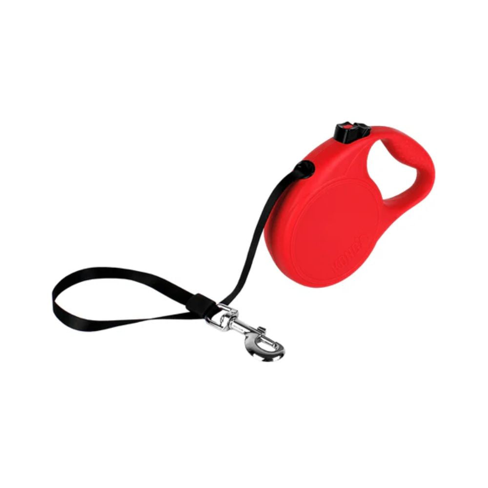 KONG CORREA RETRACTIL TRAIL ROJA MEDIANA