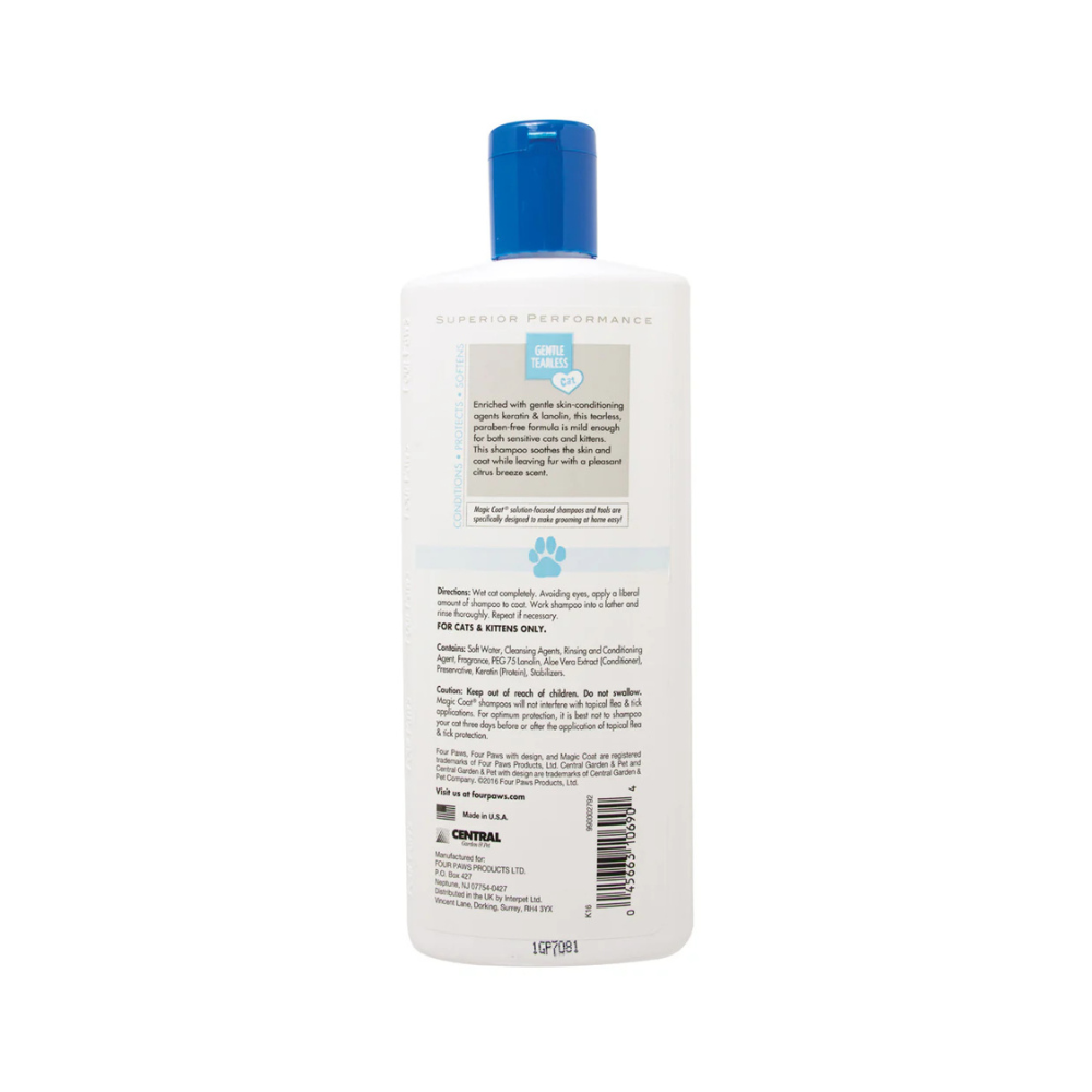 Magic Coat Shampoo No Lagrima Para Gato Y Gatitos 355Ml