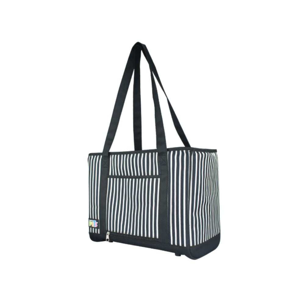 Fancy Pets Transportadora Bolso De Mano De Tela Rayada
