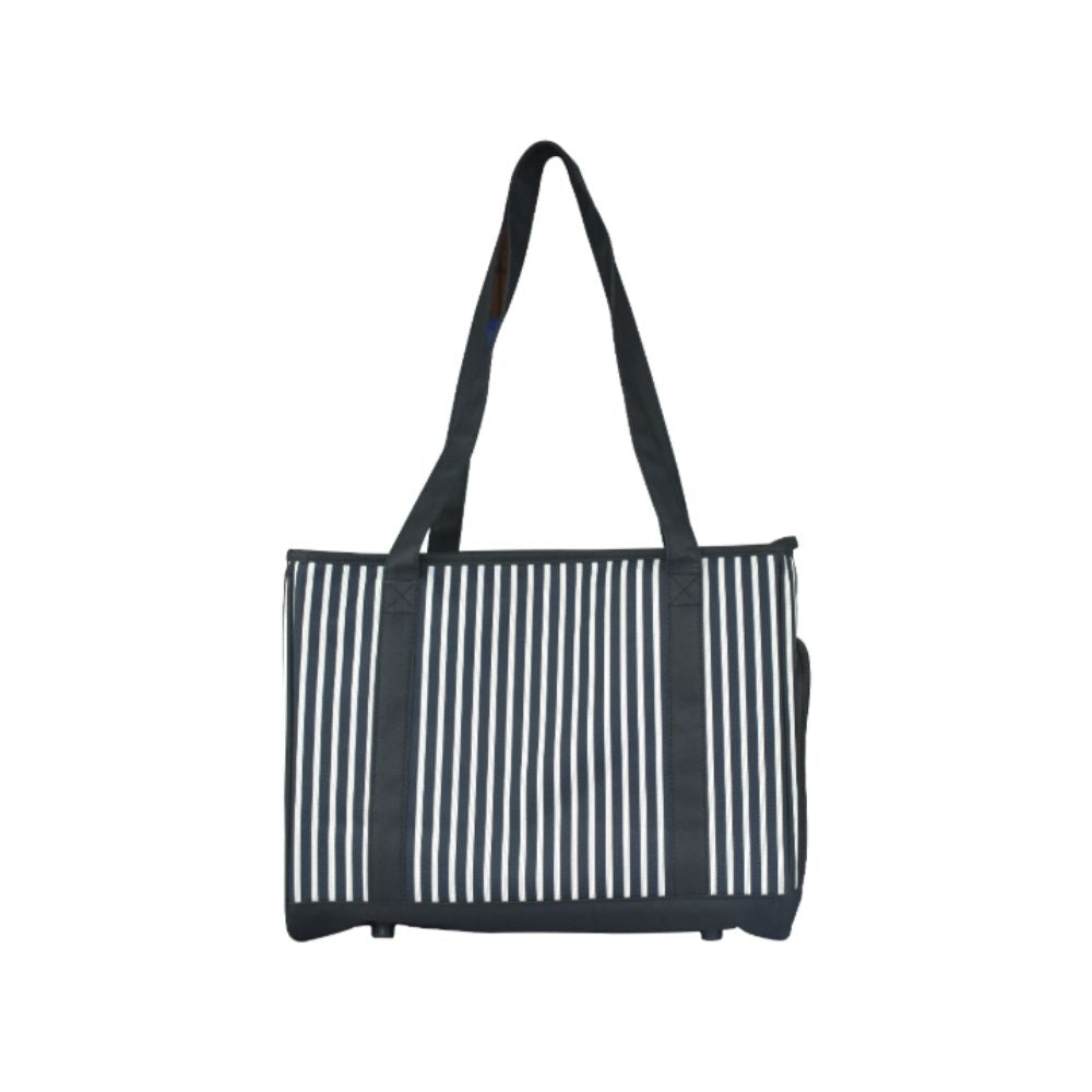 Fancy Pets Transportadora Bolso De Mano De Tela Rayada